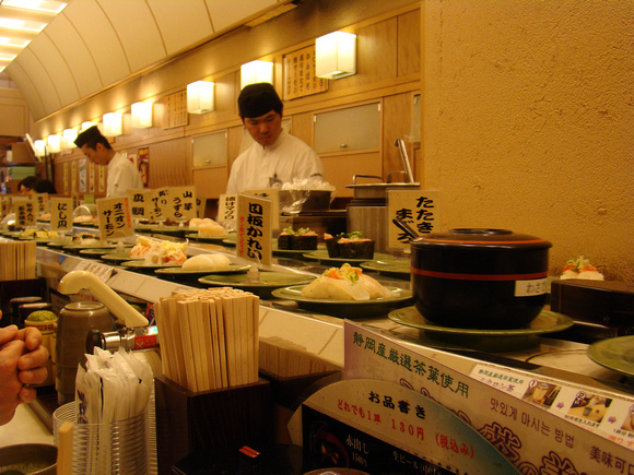 015 - Notre premier "train" de sushis
