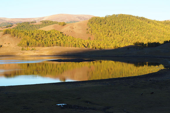 mongolie, naiman nuur, lac nombril